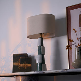 Obelisk Lampe de Table en Marbre