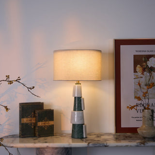 Obelisk Lampe de Table en Marbre