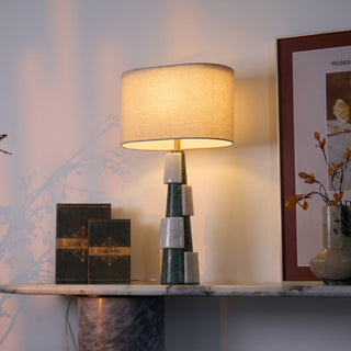 Obelisk Lampe de Table en Marbre