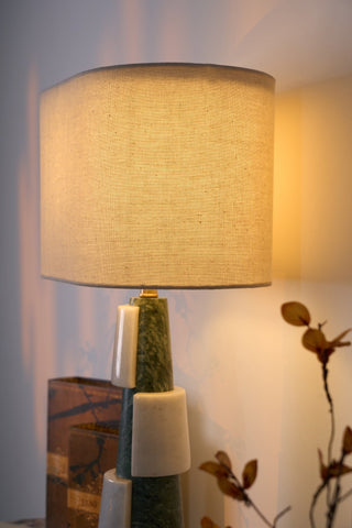 Obelisk Lampe de Table en Marbre