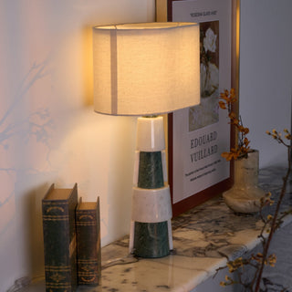 Obelisk Lampe de Table en Marbre