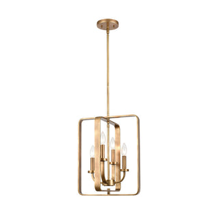 Shade Suspension Métal Laiton Vintage Industrielle