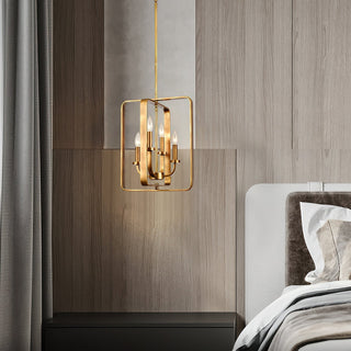 Shade Suspension Métal Laiton Vintage Industrielle
