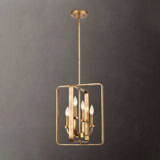 Shade Suspension Métal Laiton Vintage Industrielle