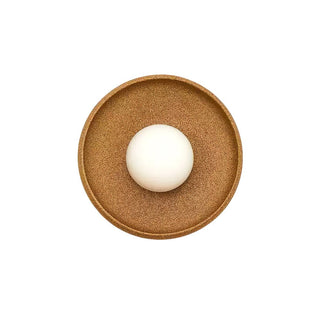 Civarir Applique Murale Ronde en Verre Céramique Minimaliste Moderne