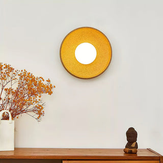 Civarir Applique Murale Ronde en Verre Céramique Minimaliste Moderne