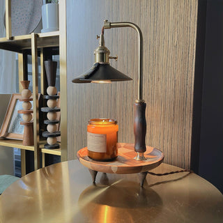 Cadorir Industrial Leather Desk Lamp-Neutral Decor