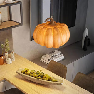 Duzy Pumpkin Lampe Suspendue Résine Vintage Japonaise-Luire