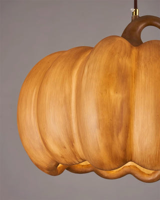 Duzy Pumpkin Lampe Suspendue Résine Vintage Japonaise-Luire