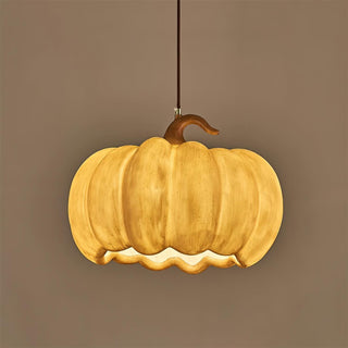 Duzy Pumpkin Lampe Suspendue Résine Vintage Japonaise-Luire