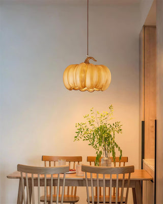 Duzy Pumpkin Lampe Suspendue Résine Vintage Japonaise-Luire