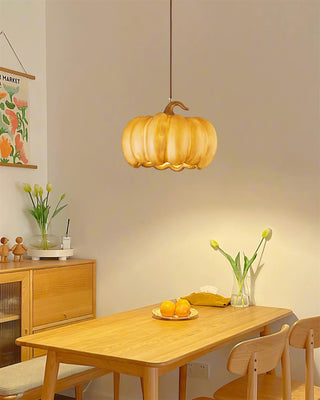Duzy Pumpkin Lampe Suspendue Résine Vintage Japonaise-Luire