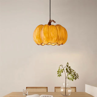 Duzy Pumpkin Lampe Suspendue Résine Vintage Japonaise-Luire