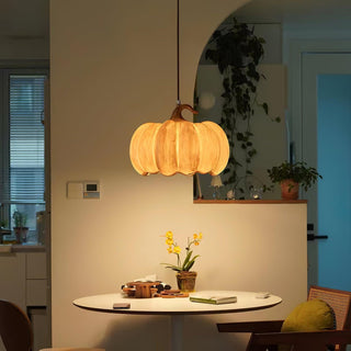 Duzy Pumpkin Lampe Suspendue Résine Vintage Japonaise-Luire