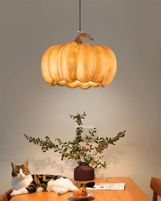 Duzy Pumpkin Lampe Suspendue Résine Vintage Japonaise-Luire