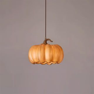 Duzy Pumpkin Lampe Suspendue Résine Vintage Japonaise-Luire
