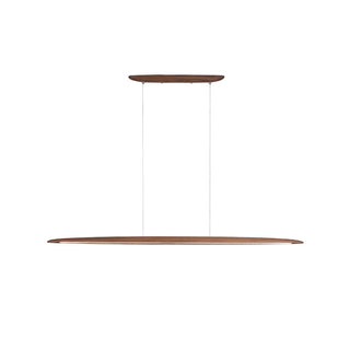Zing Suspension Bois Noyer Minimaliste-Luire