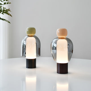 Nara Lampe de Table Artistique en Verre