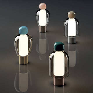 Nara Lampe de Table Artistique en Verre