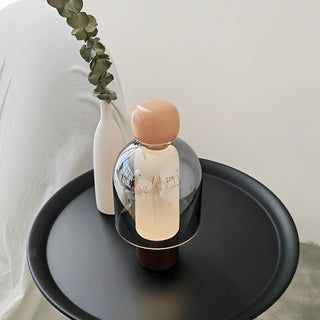Nara Lampe de Table Artistique en Verre
