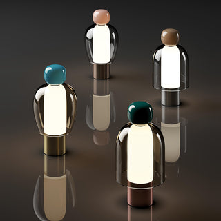 Nara Lampe de Table Artistique en Verre