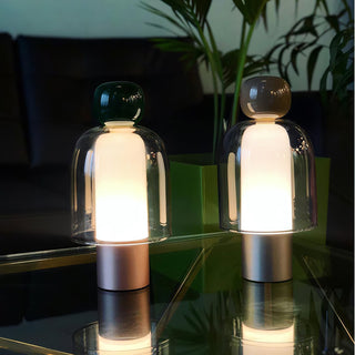 Nara Lampe de Table Artistique en Verre