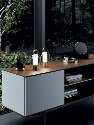 Nara Lampe de Table Artistique en Verre