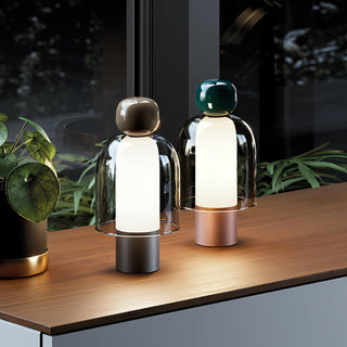 Nara Lampe de Table Artistique en Verre