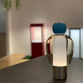 Nara Lampe de Table Artistique en Verre