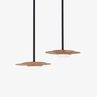 Cesilis Bois Pendentif Lumière