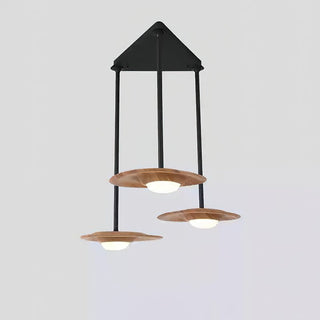 Cesilis Bois Pendentif Lumière