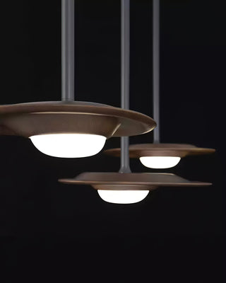 Cesilis Bois Pendentif Lumière