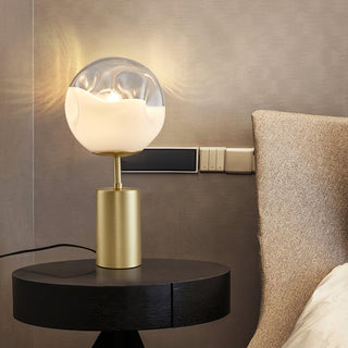Aurea Classic Glass Table Lamp-Neutral Decor