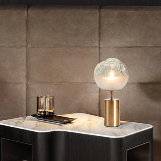 Aurea Classic Glass Table Lamp-Neutral Decor