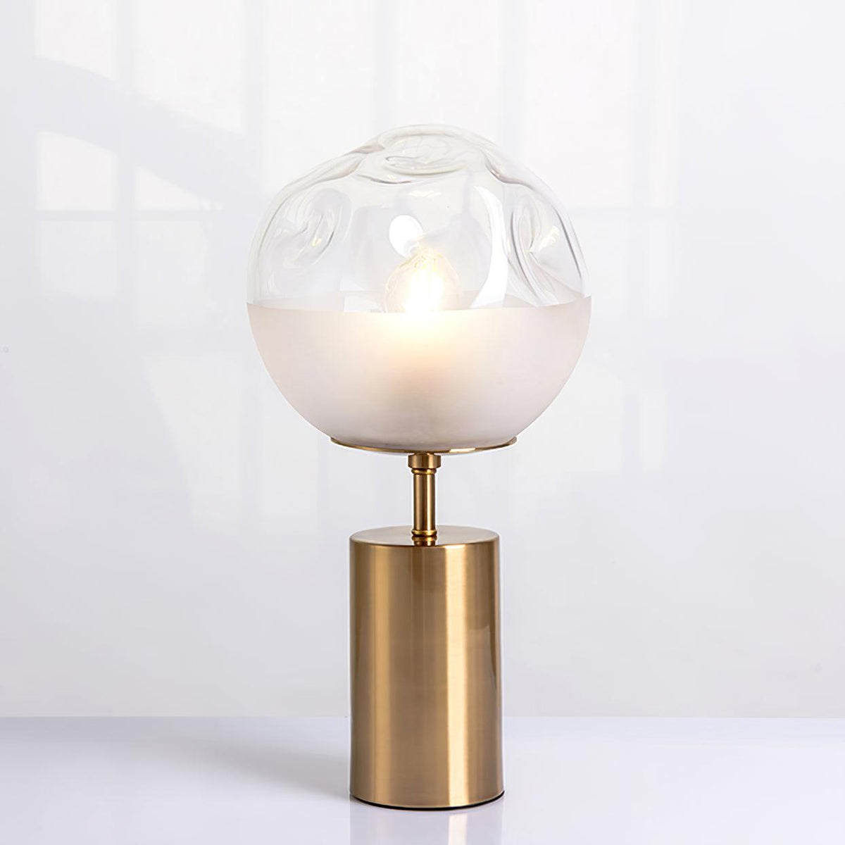 Aurea Classic Glass Table Lamp-Neutral Decor