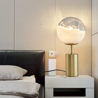 Aurea Classic Glass Table Lamp-Neutral Decor
