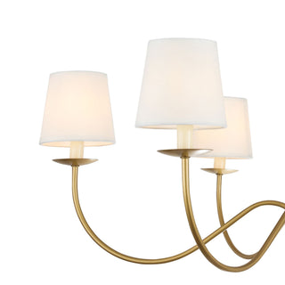 Amble Lustre Laiton Tissu Vintage Industriel-Luire