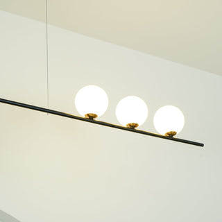 Lumora Suspension Dorée Contemporaine