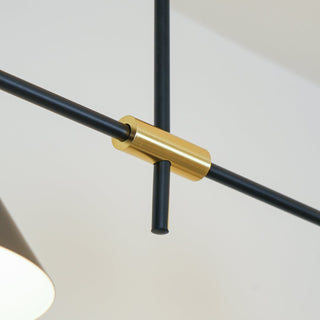 Lumora Suspension Dorée Contemporaine