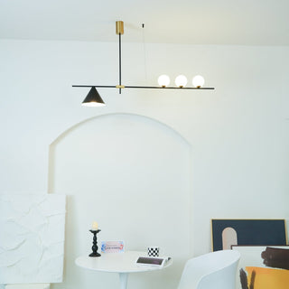Lumora Suspension Dorée Contemporaine