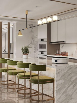 Lumora Suspension Dorée Contemporaine