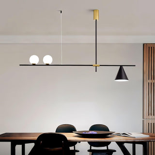 Lumora Suspension Dorée Contemporaine