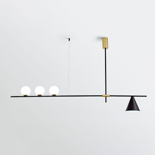 Lumora Suspension Dorée Contemporaine