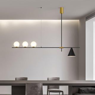 Lumora Suspension Dorée Contemporaine