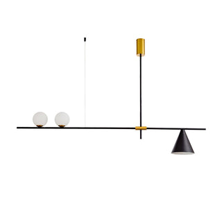 Lumora Suspension Dorée Contemporaine