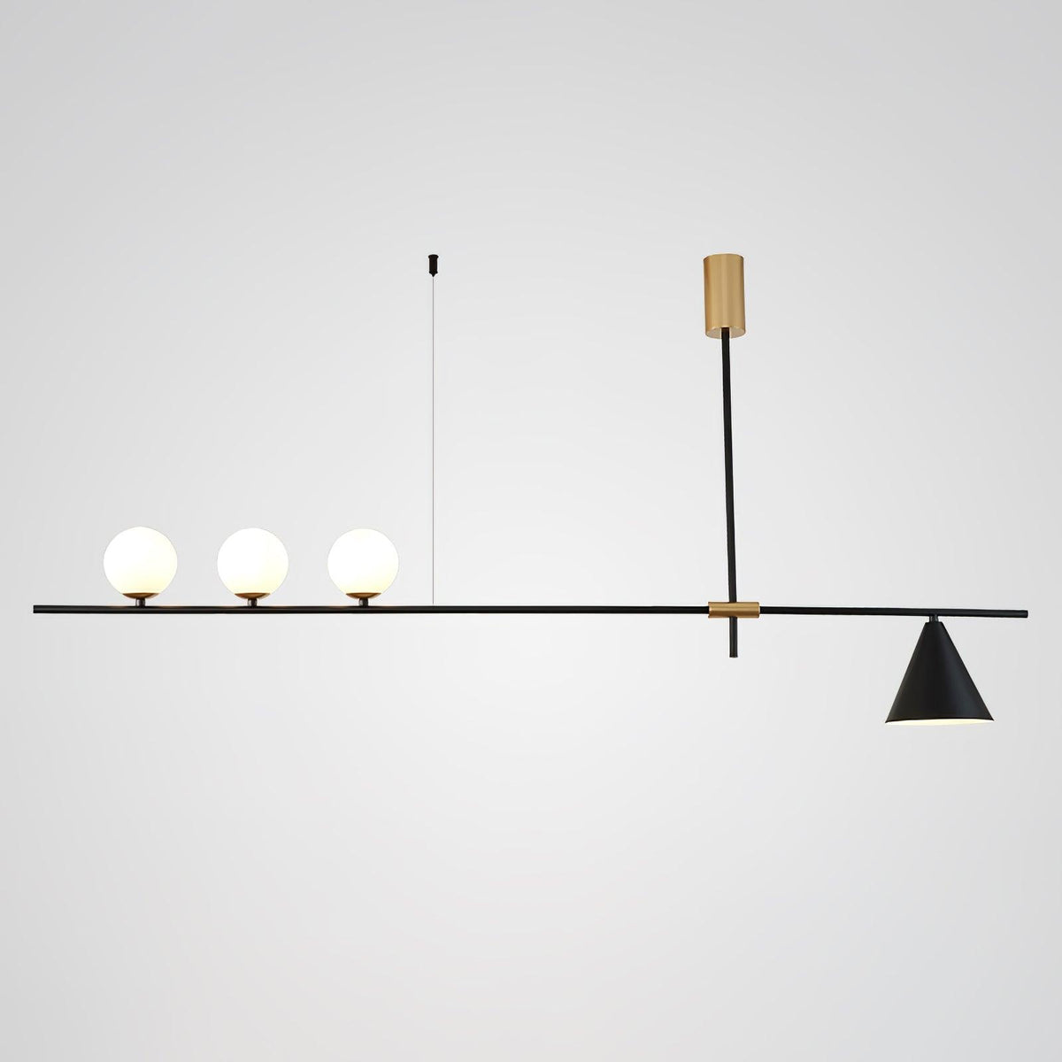 Orlilia Suspension Dorée Contemporaine