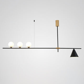Lumora Suspension Dorée Contemporaine