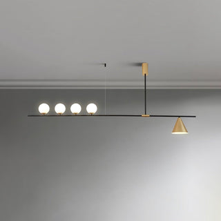 Lumora Suspension Dorée Contemporaine