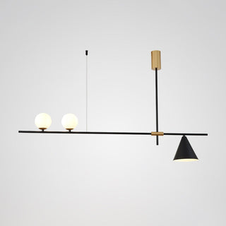 Lumora Suspension Dorée Contemporaine