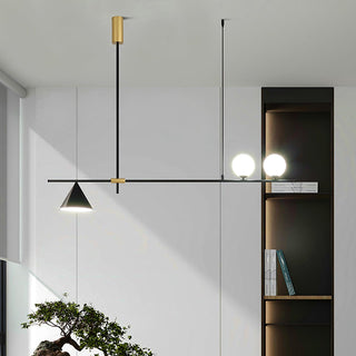 Lumora Suspension Dorée Contemporaine